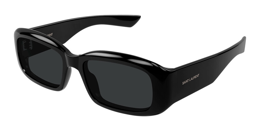 Saint Laurent SL 809 001 - Prostokątny Czarny Okulary przeciwsłoneczne ...